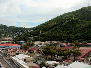 View of the Paradise Point Tram Ride in the U.S. Virgin Islands