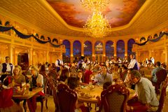 Diners at Disney World restaurant