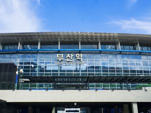 Busan Station in Busan South Korea