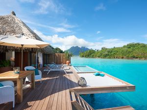 deck of an overwater bungalow