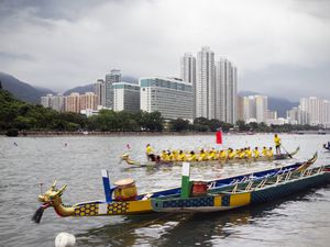 Dragon boat races in Hong Kong