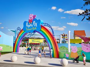 Entrance to Peppa Pig Theme Park in Florida