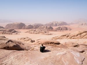 Wadi Rum desert in Saudi Arabia