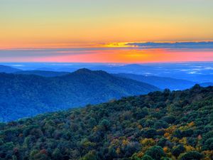 The Blue Ridge Mountains in North Carolina