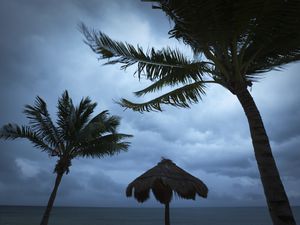 Stormy weather in Cancun