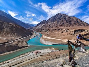 Indus Zanskar confluence