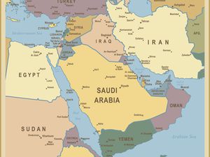 Middle East Cruise Destination Map