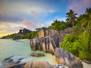 Anse Source d'Argent beach, La Digue, The Seychelles