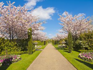 Regent Park in spring, London, UK
