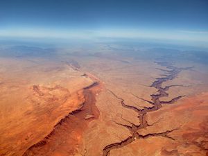 Aerial view of the Grand Canyon