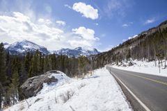 Bear Lake Road in Rocky Mountain National Park, Colorado