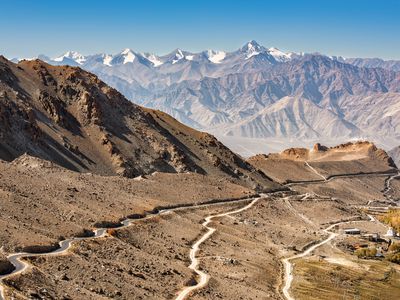 Khardung La is a mountain pass located in the Ladakh region of the Indian state of Jammu and Kashmir.