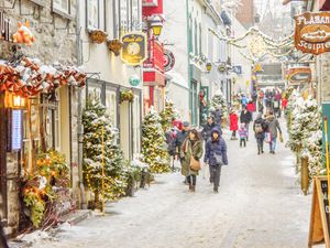 Petit Champlain Quebec City Christmas