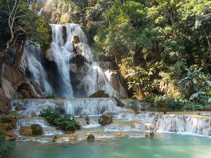 Kuang Si Waterfall, Luang Prabang Province, Laos