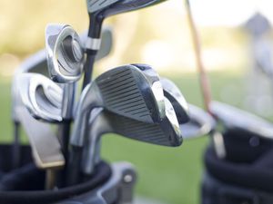 Golf Clubs - stock photo