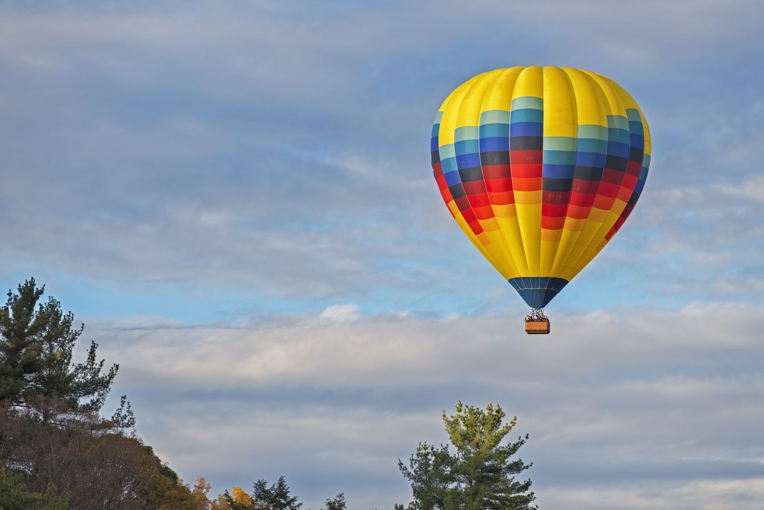 Hot Air Balloon Over Letchworth