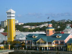 Downtown Nassau in the Bahamas