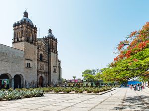 Santo Domingo Church in the center of Oaxaca