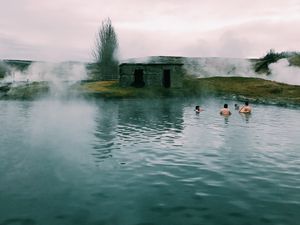 Secret Lagoon in Southern Iceland