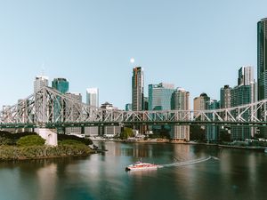 A river cruise in Brisbane