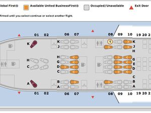 United Airlines Seat Map