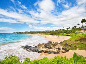 Wailea Beach on the Southwest Shore of Maui Hawaii